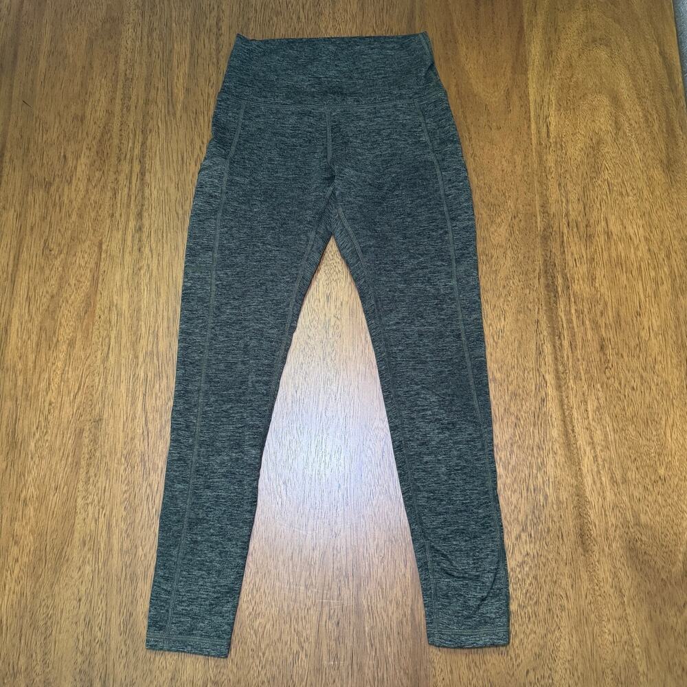 OFFLINE by Aerie The Hugger Leggings S Dark Green Heather High Rise Pockets